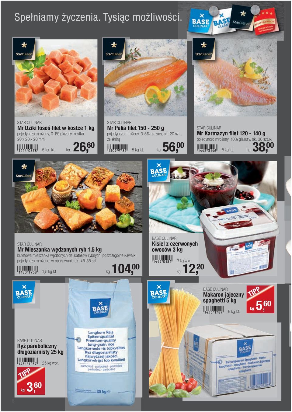 kg Mr Karmazyn filet 120-140 g 56,00!1443-dbeg! 5 kg kt.