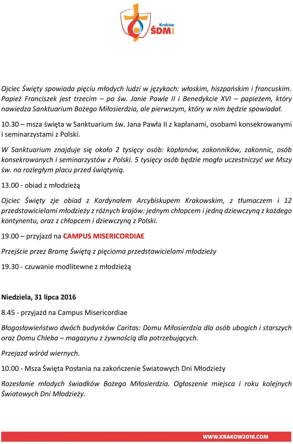 Jana Pawła II z kapłanami, osobami konsekrowanymi i seminarzystami z Polski.