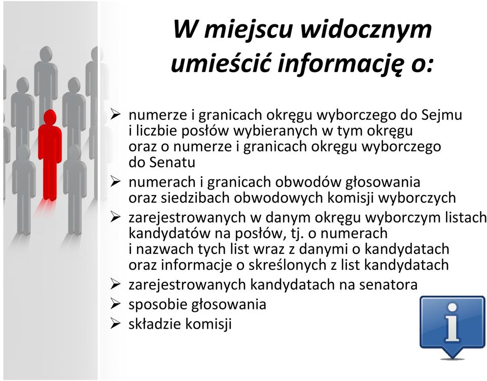 wyborczych zarejestrowanych w danym okręgu wyborczym listach kandydatów na posłów, tj.