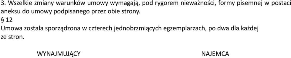 podpisanego przez obie strony.