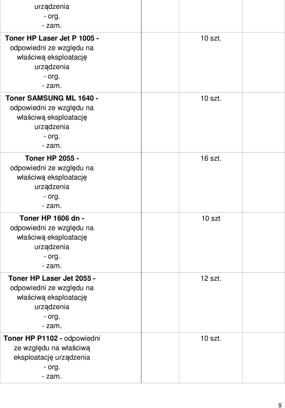 Laser Jet 2055 - Toner HP P1102 - odpowiedni ze