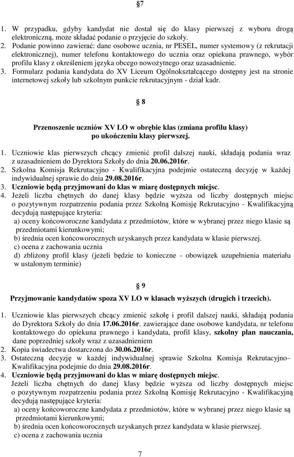 języka obcego nowożytnego oraz uzasadnienie. 3.