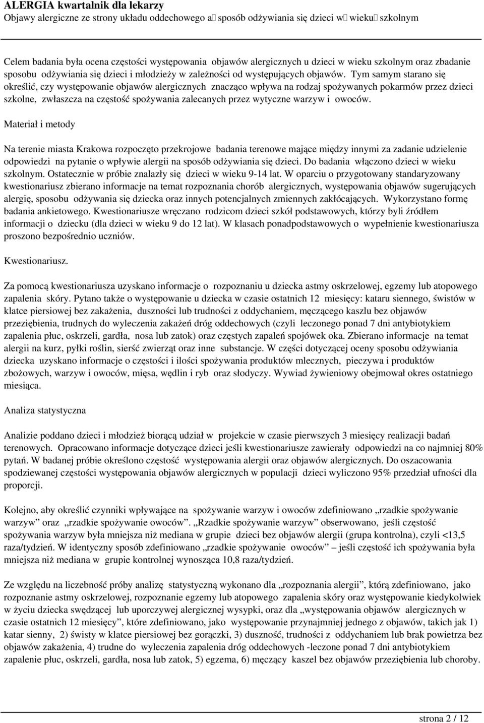 warzyw i owoców.