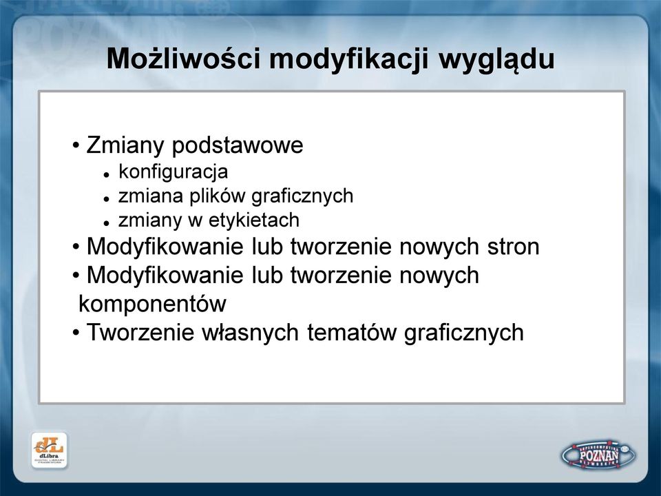 Modyfikowanie lub tworzenie nowych stron Modyfikowanie lub