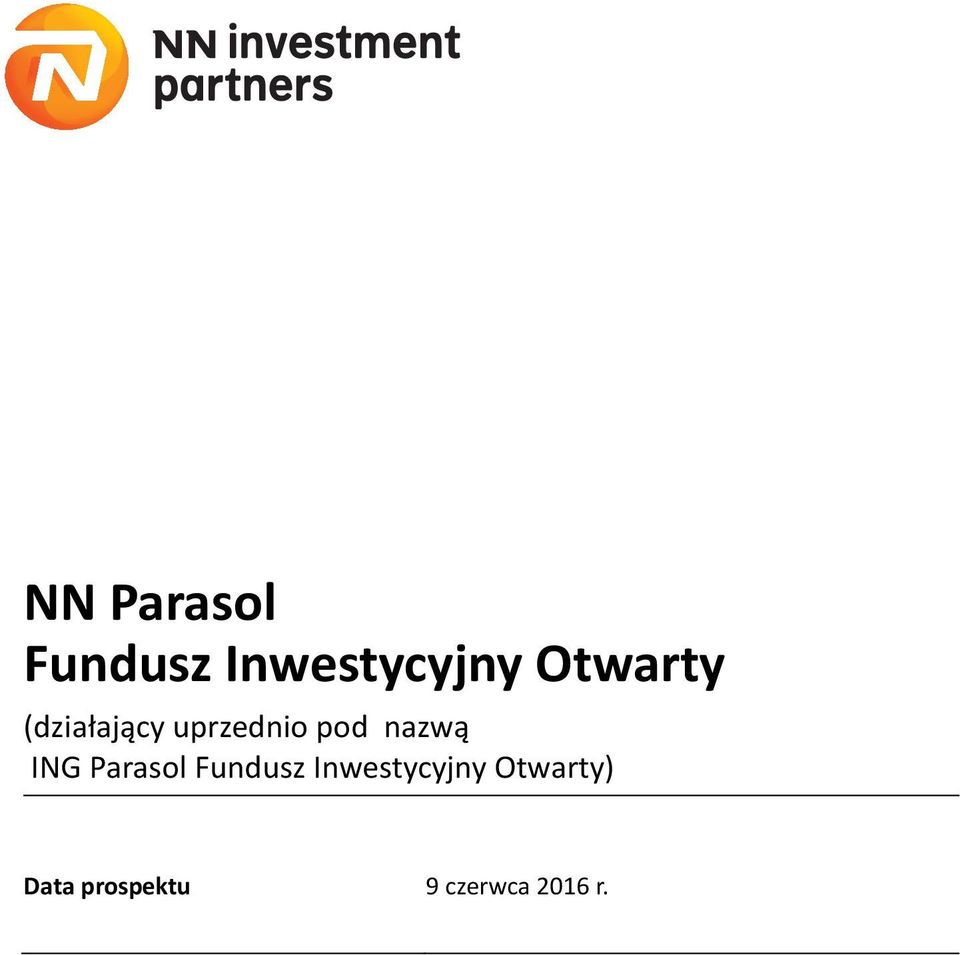 pod nazwą ING Parasol Fundusz