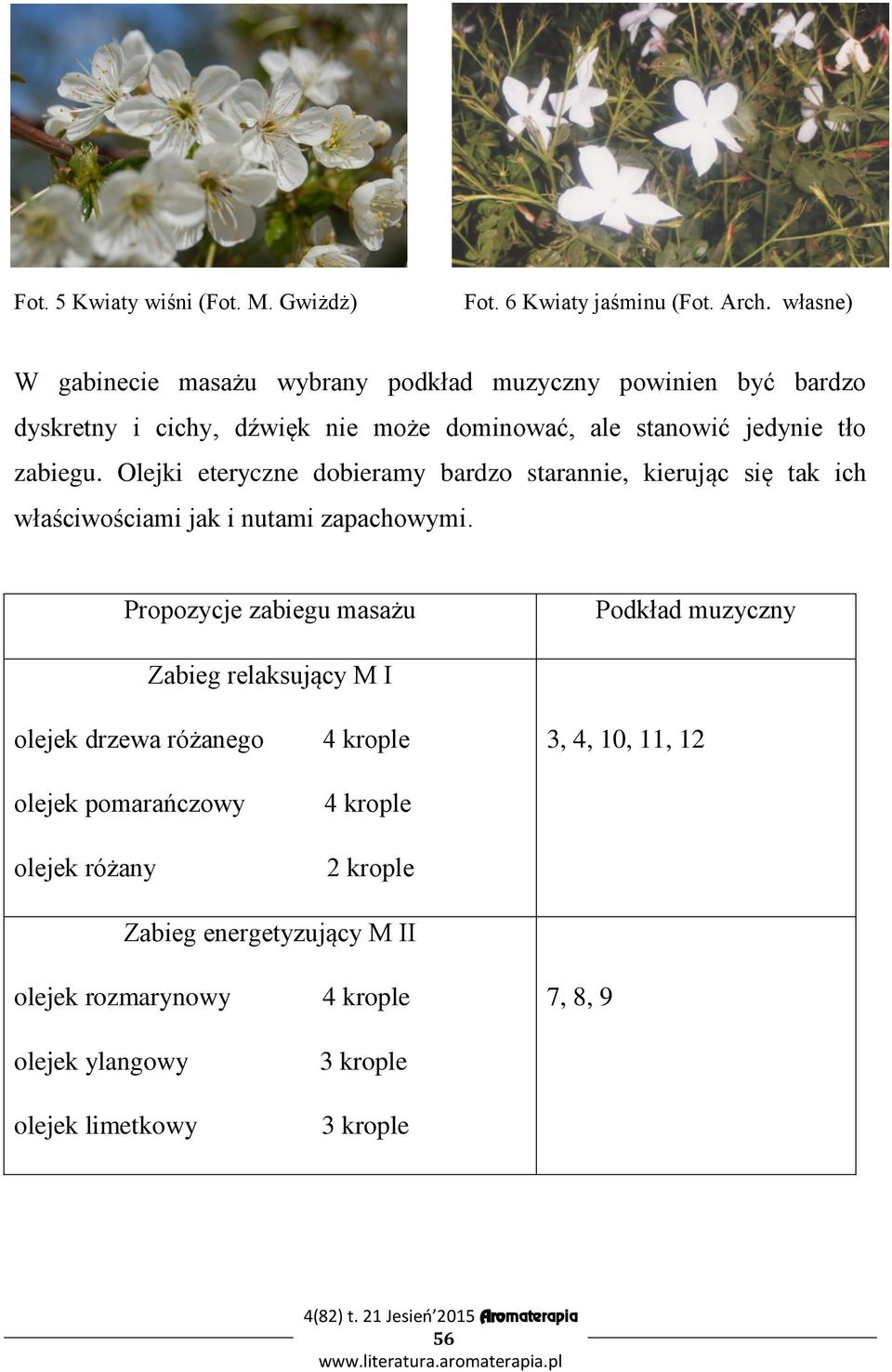 Olejki eteryczne dobieramy bardzo starannie, kierując się tak ich właściwościami jak i nutami zapachowymi.