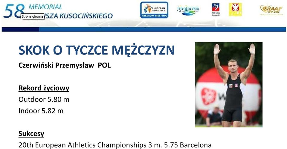 80 m Indoor 5.
