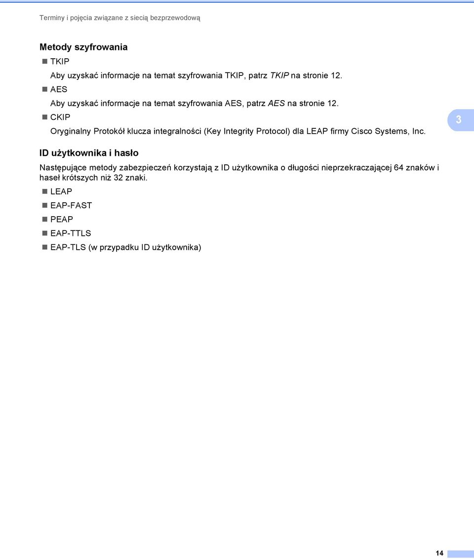 CKIP Oryginalny Protokół klucza integralności (Key Integrity Protocol) dla LEAP firmy Cisco Systems, Inc.