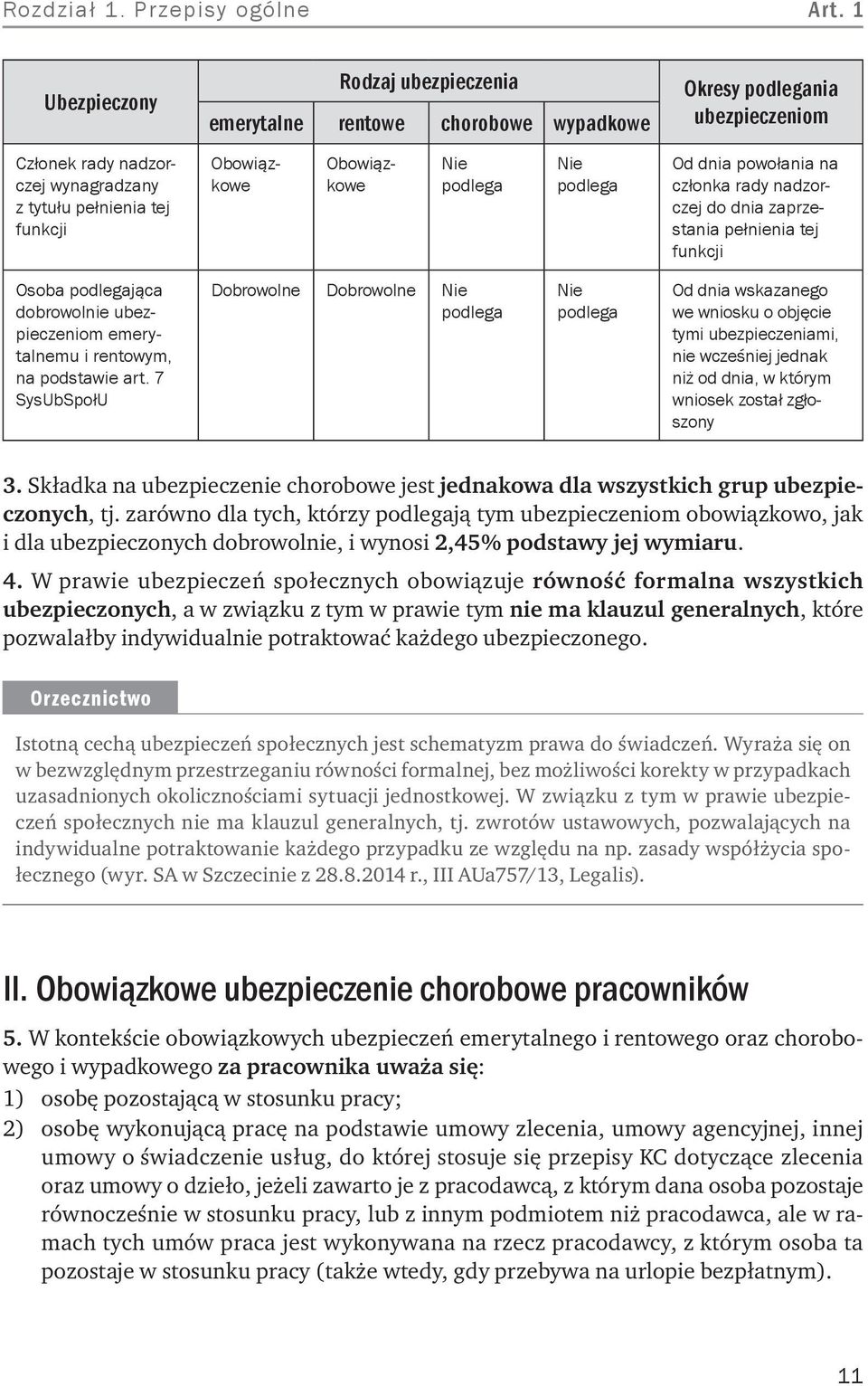 rady nadzorczej do dnia zaprzestania pełnienia tej funkcji Osoba jąca dobrowolnie ubezpieczeniom emerytalnemu i rentowym, na podstawie art.