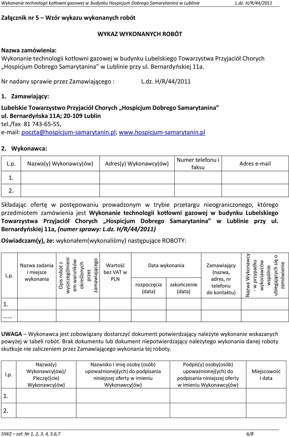 pl; www.hospicjum-samarytanin.
