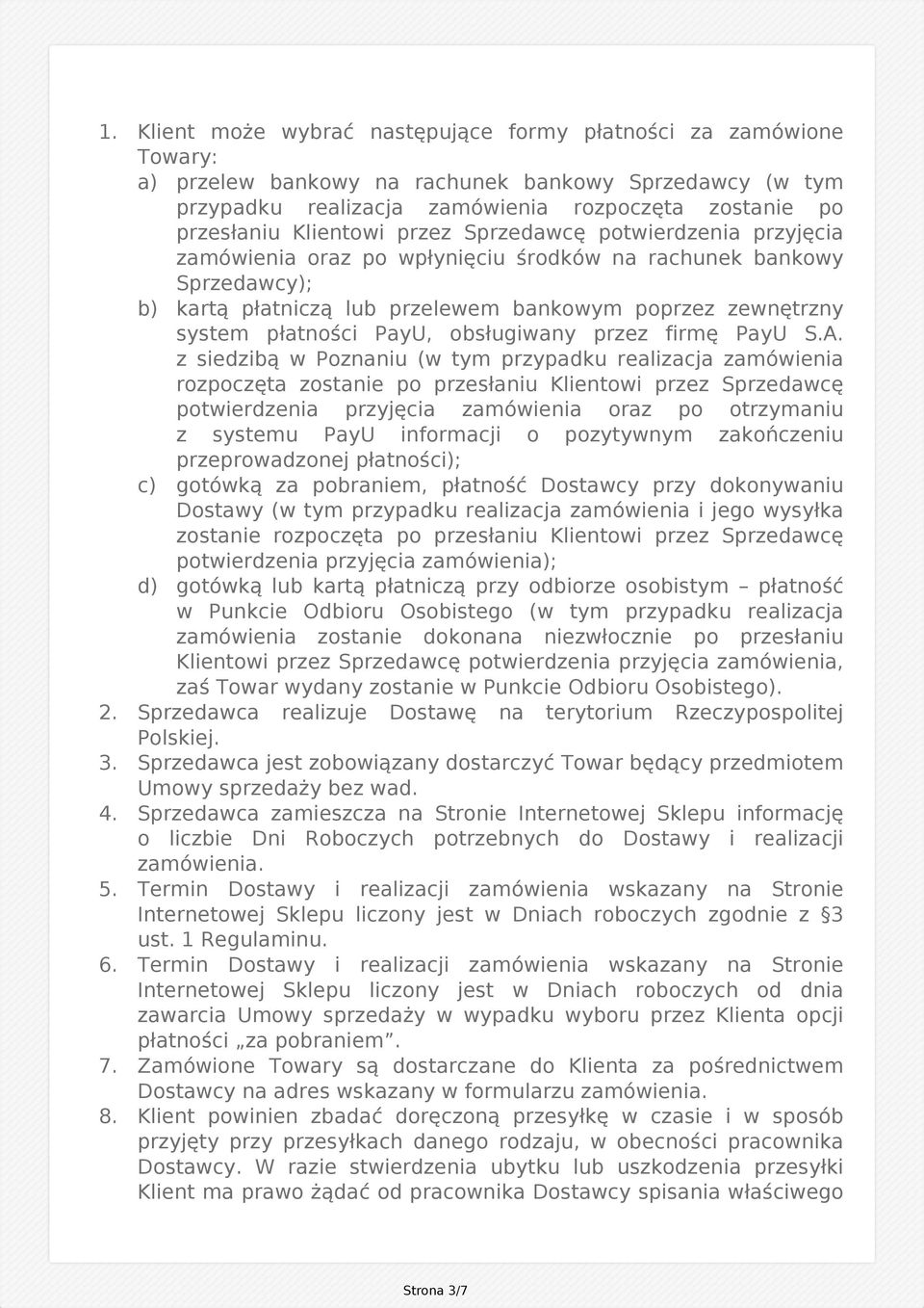 PayU, obsługiwany przez firmę PayU S.A.