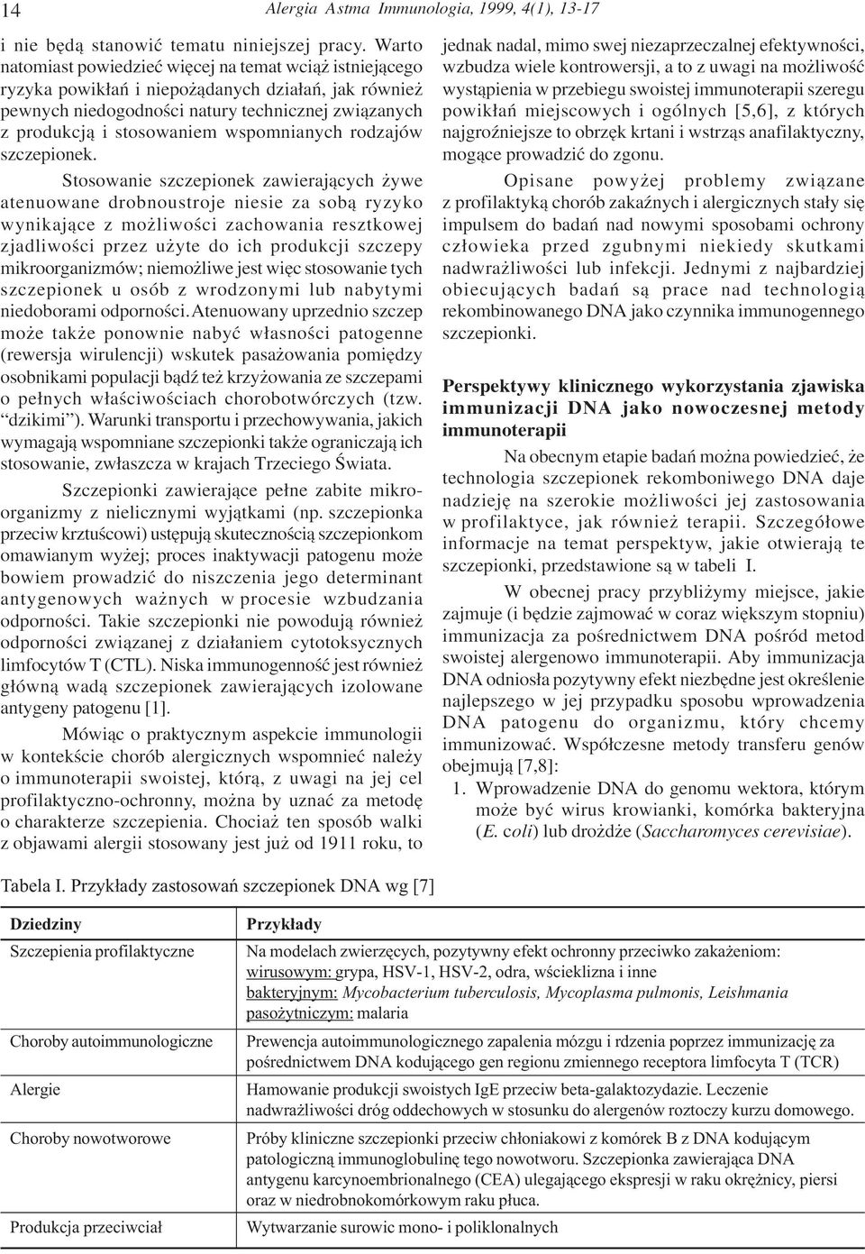 wspomnianych rodzajów szczepionek.