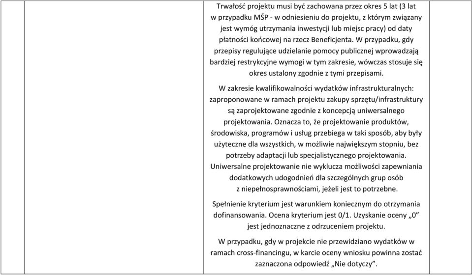 W przypadku, gdy przepisy regulujące udzielanie pomocy publicznej wprowadzają bardziej restrykcyjne wymogi w tym zakresie, wówczas stosuje się okres ustalony zgodnie z tymi przepisami.