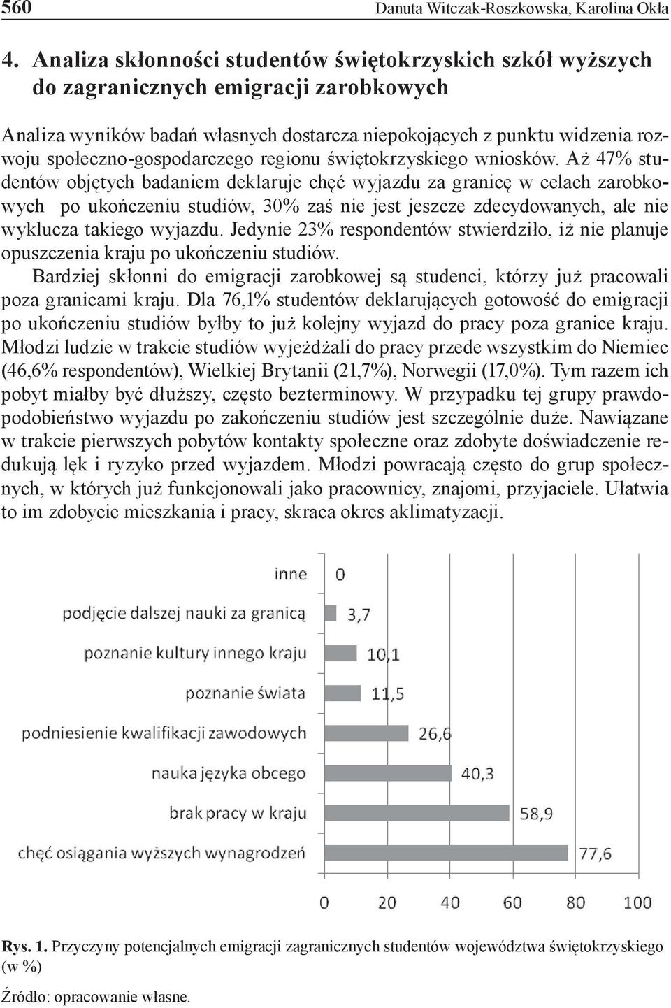 społeczno-gospodarczego regionu świętokrzyskiego wniosków.