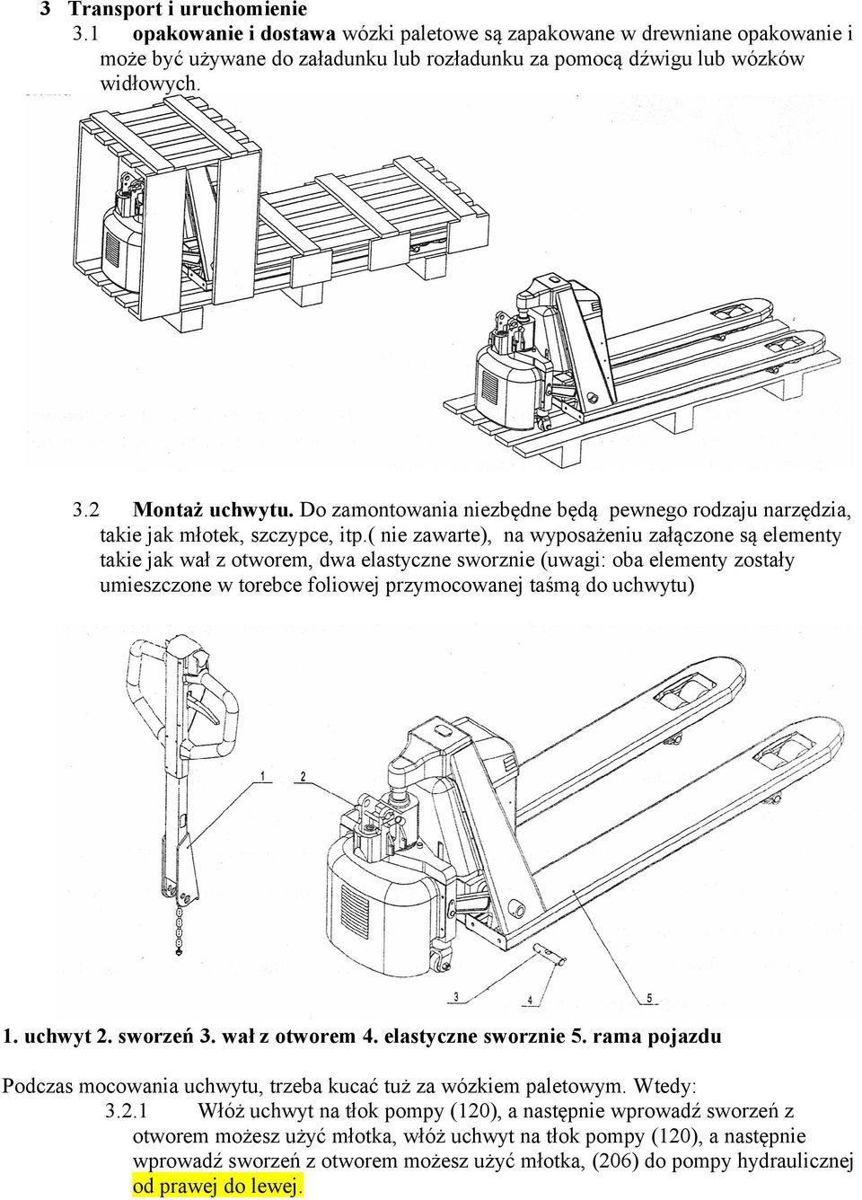 Instrukcja Obsługi Napędzanego Wózka Paletowego Spt15 - Pdf Free Download