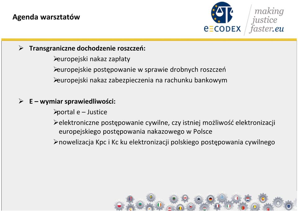 sprawiedliwości: portal e Justice elektroniczne postępowanie cywilne, czy istniej możliwość