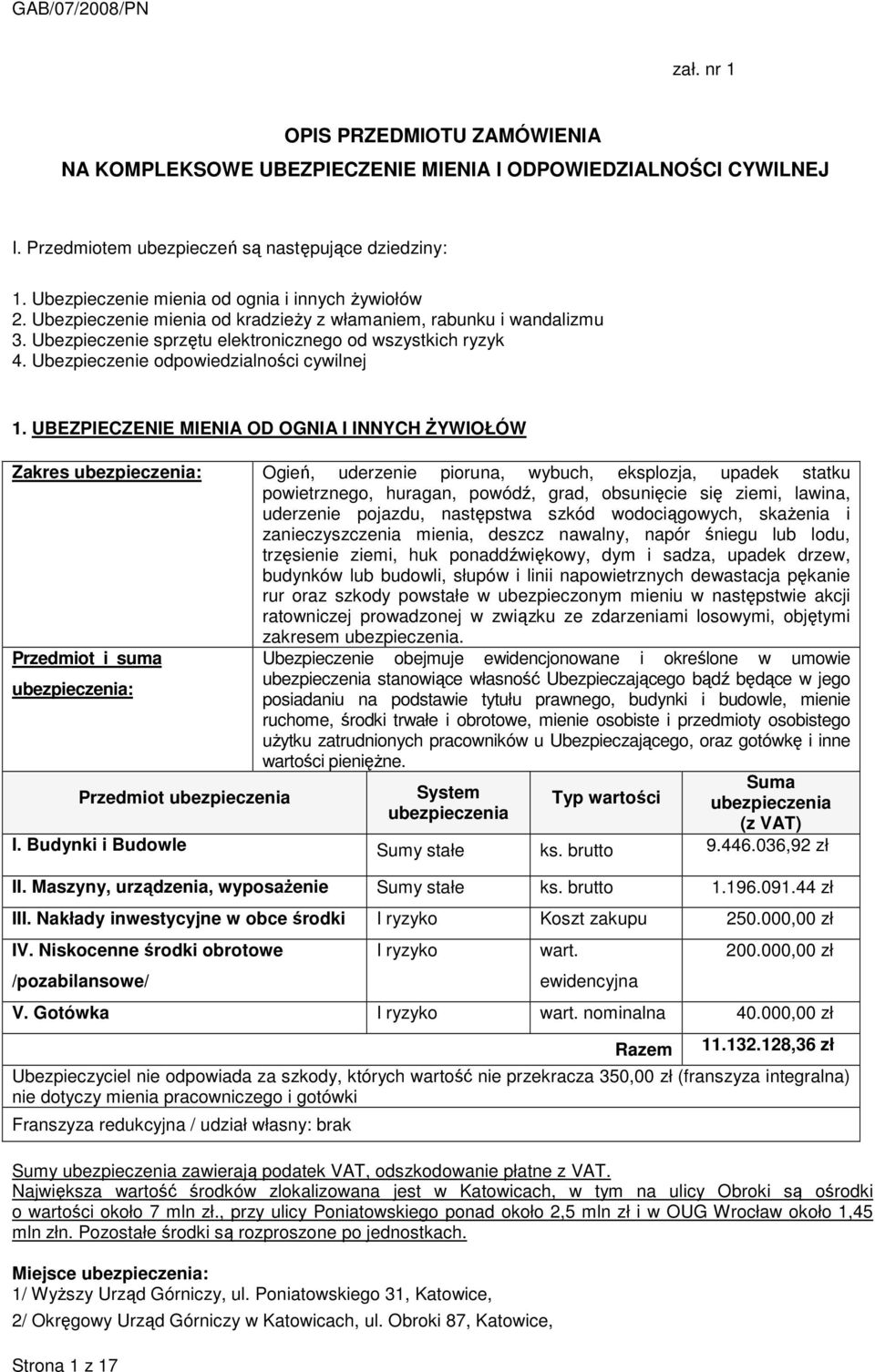 Ubezpieczenie odpowiedzialności cywilnej 1.