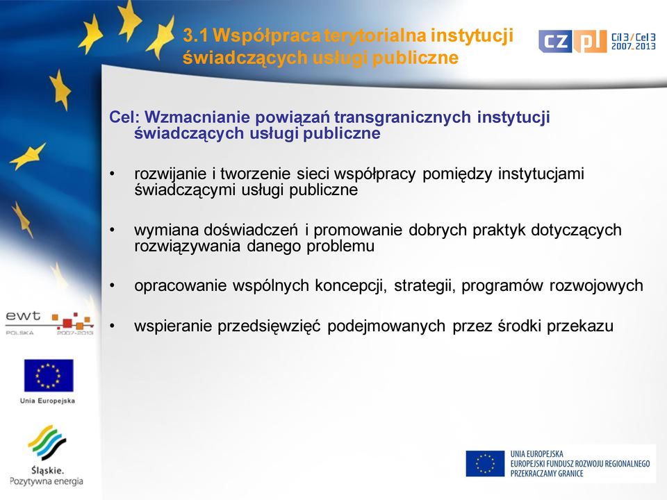 usługi publiczne wymiana doświadczeń i promowanie dobrych praktyk dotyczących rozwiązywania danego problemu