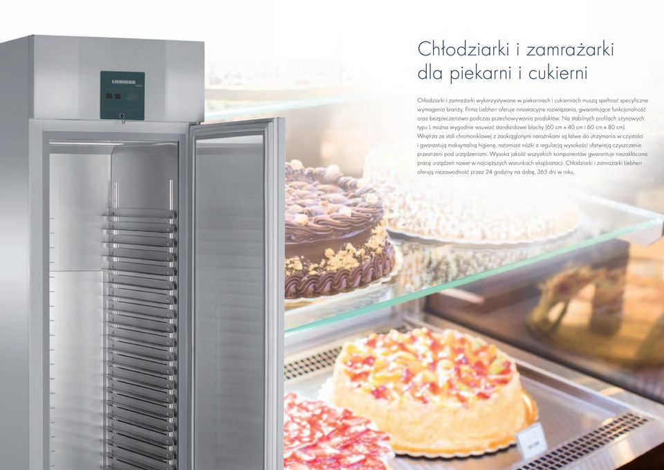 Na stabilnych profilach szynowych typu L można wygodnie wsuwać standardowe blachy (60 cm x 40 cm i 60 cm x 80 cm).