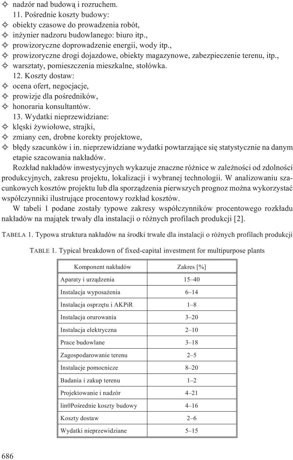Koszty dostaw: ocena ofert, negocjacje, prowizje dla poœredników, honoraria konsultantów. 13.