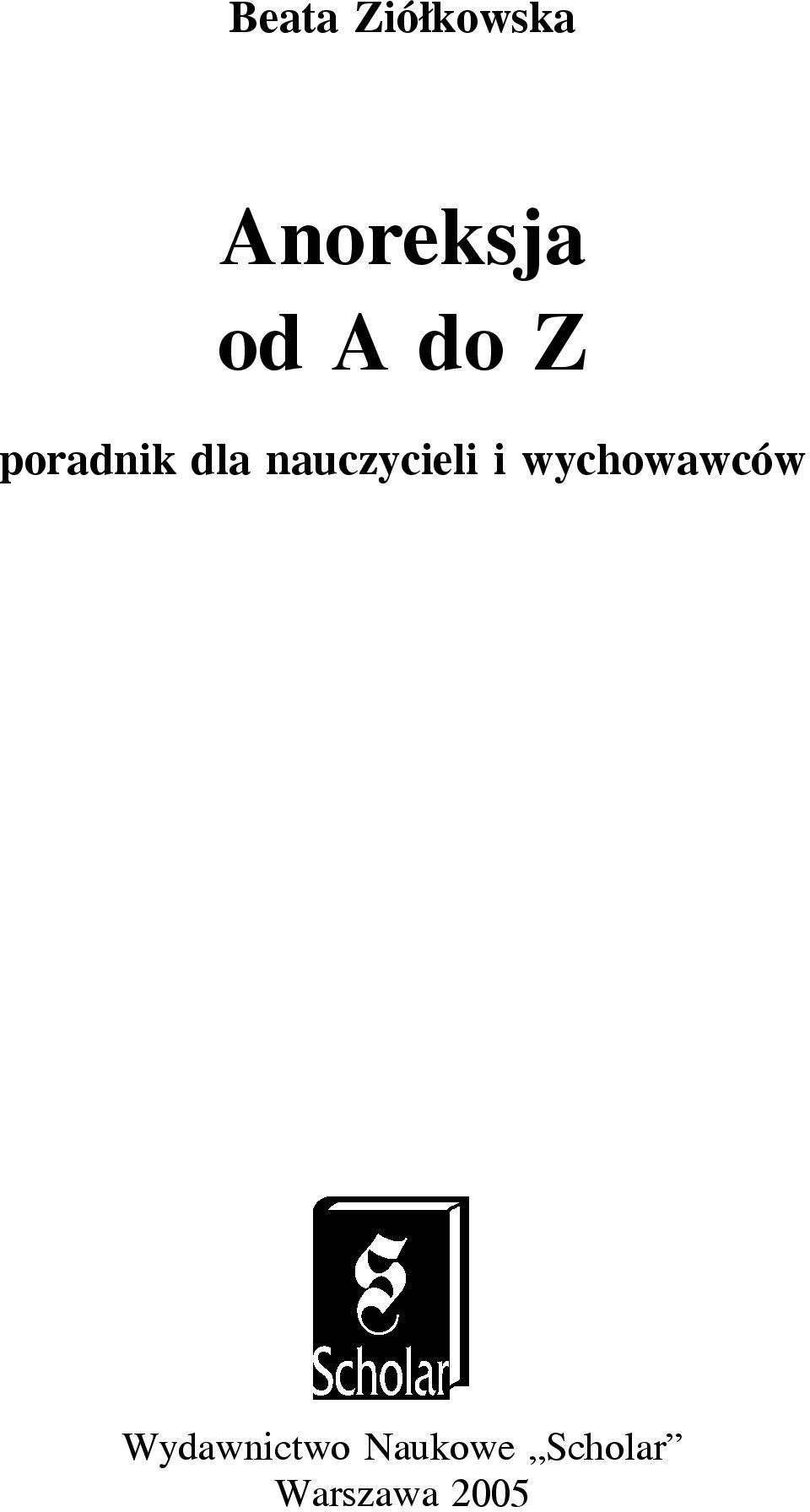 nauczycieli i wychowawców