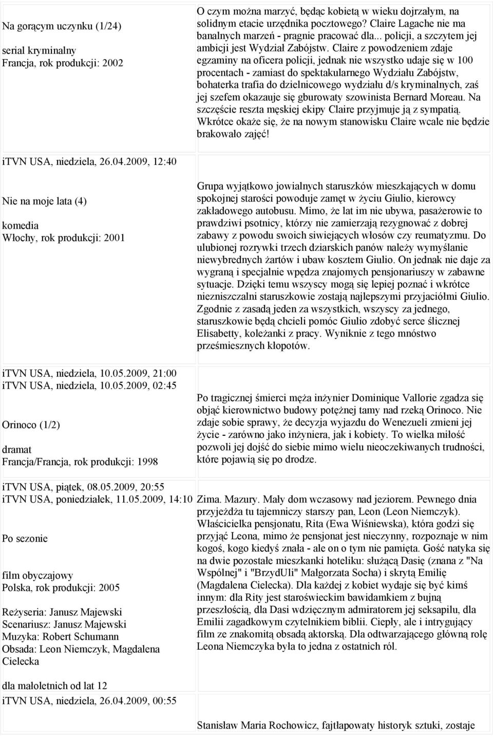 Claire z powodzeniem zdaje egzaminy na oficera policji, jednak nie wszystko udaje się w 100 procentach - zamiast do spektakularnego Wydziału Zabójstw, bohaterka trafia do dzielnicowego wydziału d/s