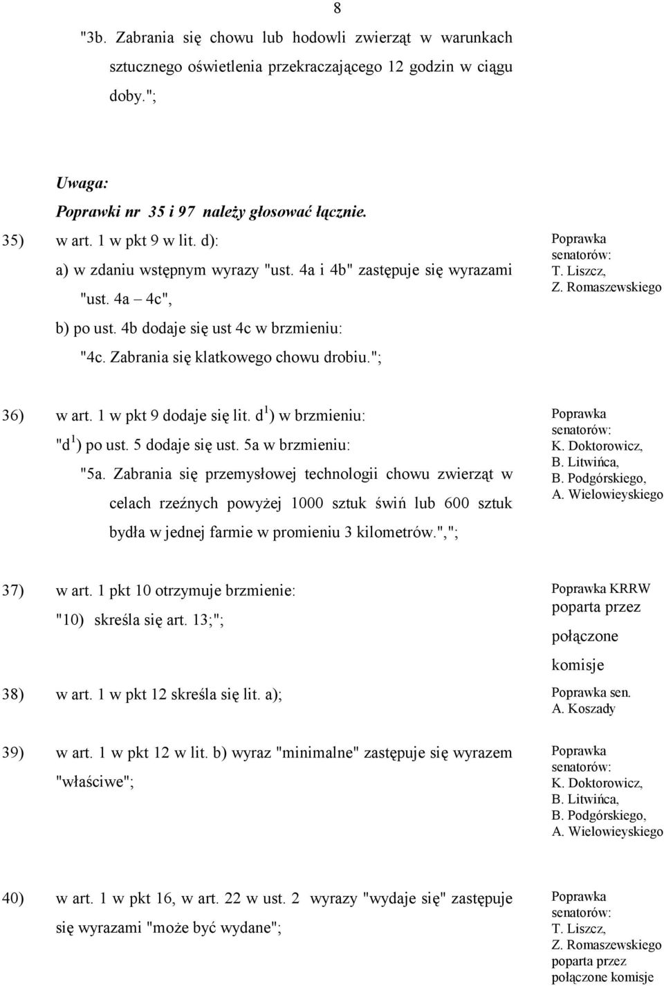 1 w pkt 9 dodaje się lit. d 1 ) w brzmieniu: "d 1 ) po ust. 5 dodaje się ust. 5a w brzmieniu: "5a.