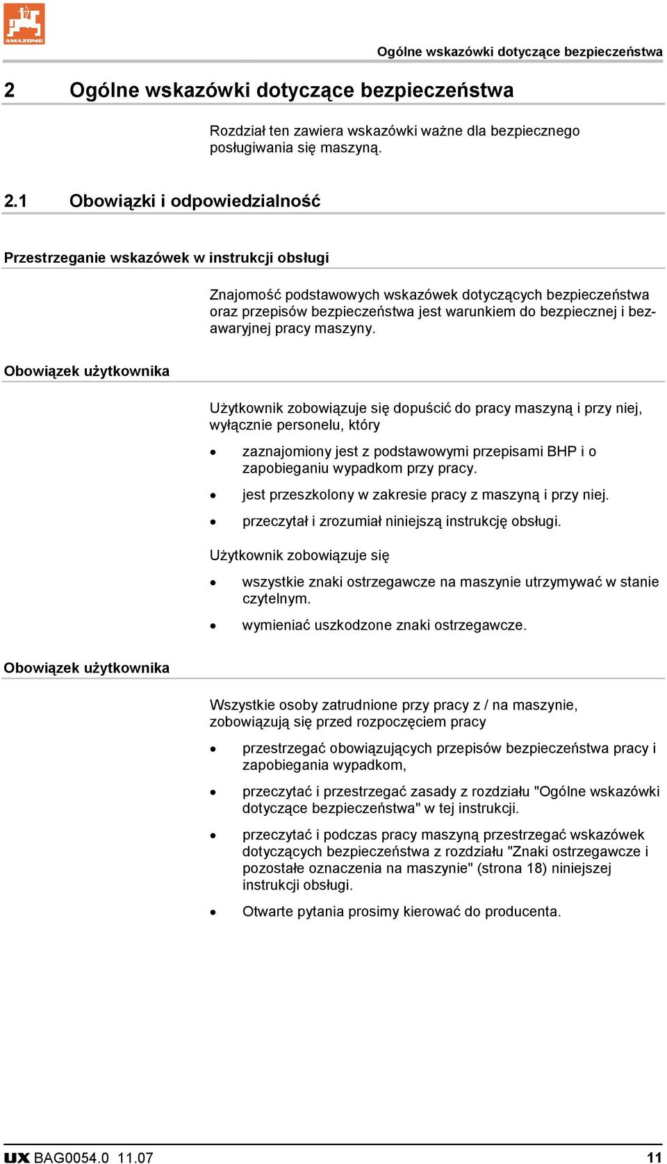 bezawaryjnej pracy maszyny.