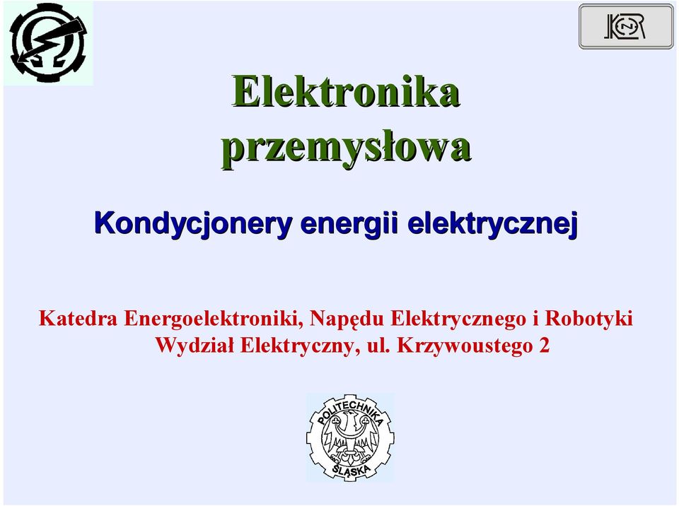 Energoelektroniki, Napędu