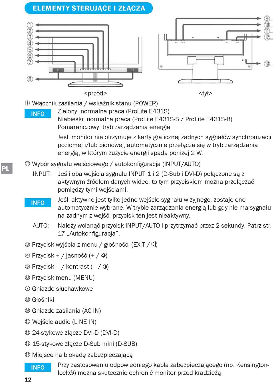 energii spada poniżej 2 W.