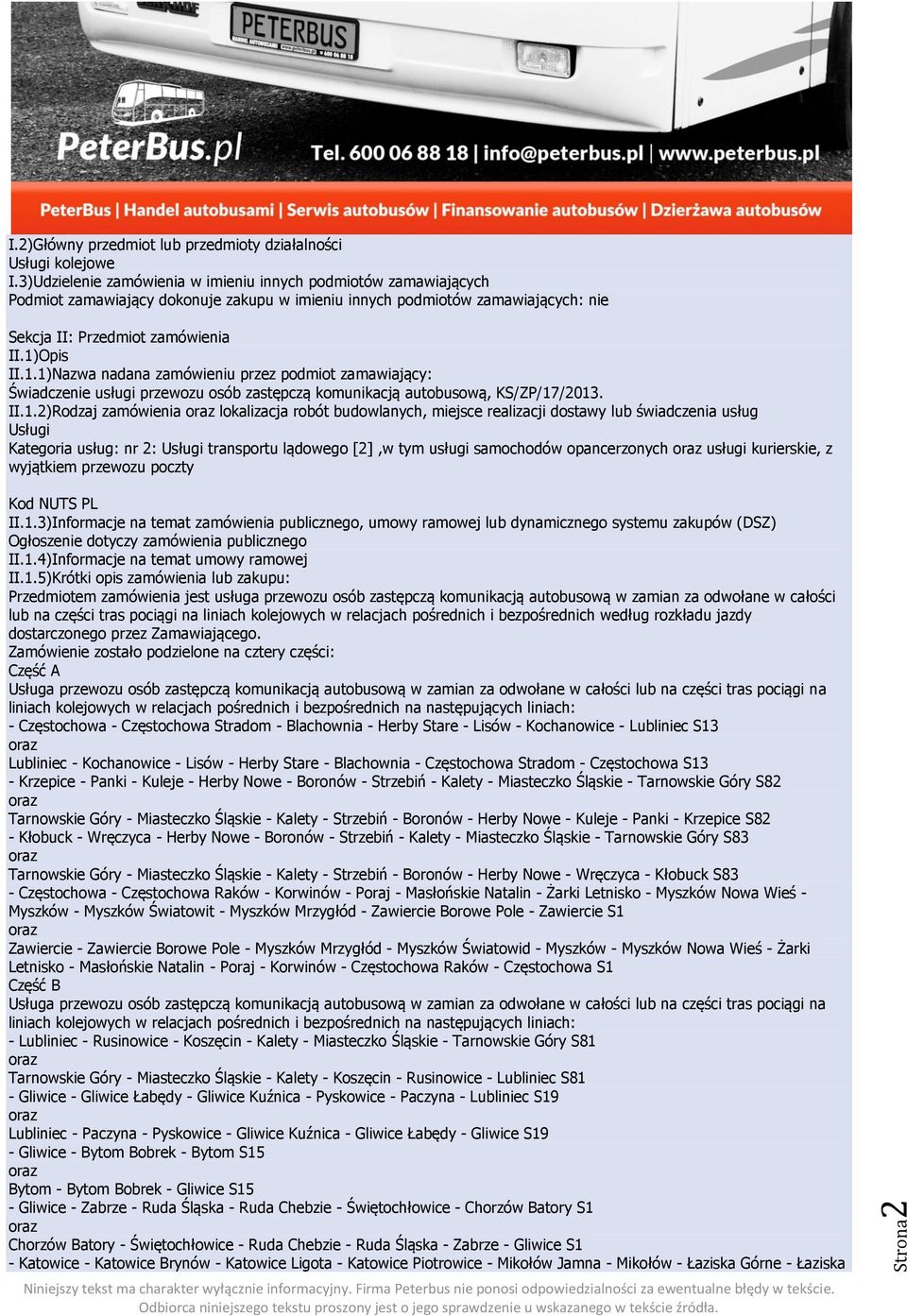 Opis II.1.