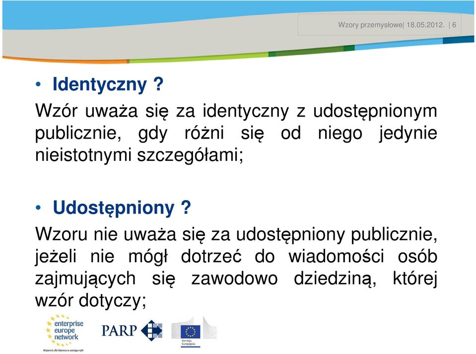 nieistotnymi szczegółami; Udostępniony?