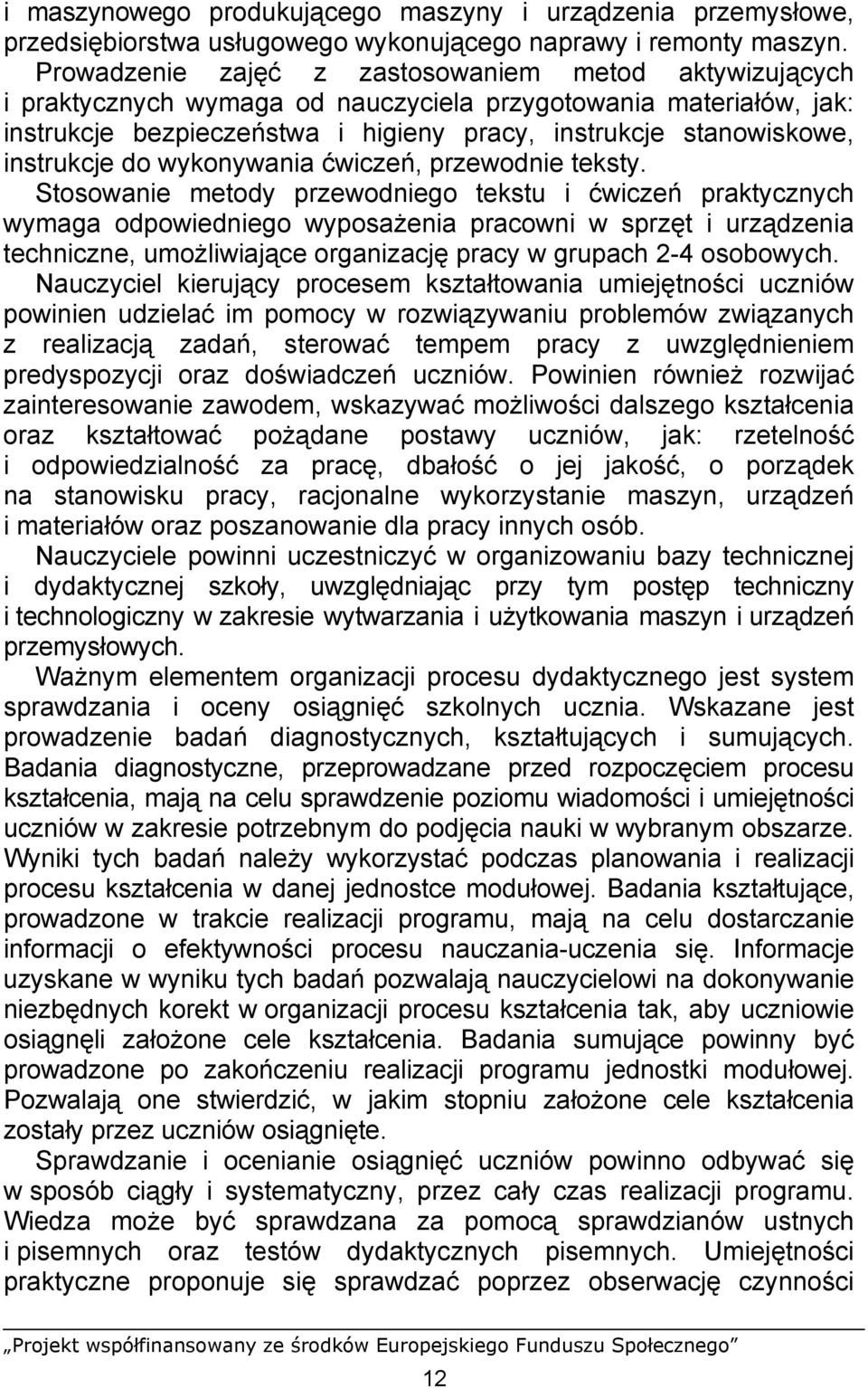 instrukcje do wykonywania ćwiczeń, przewodnie teksty.