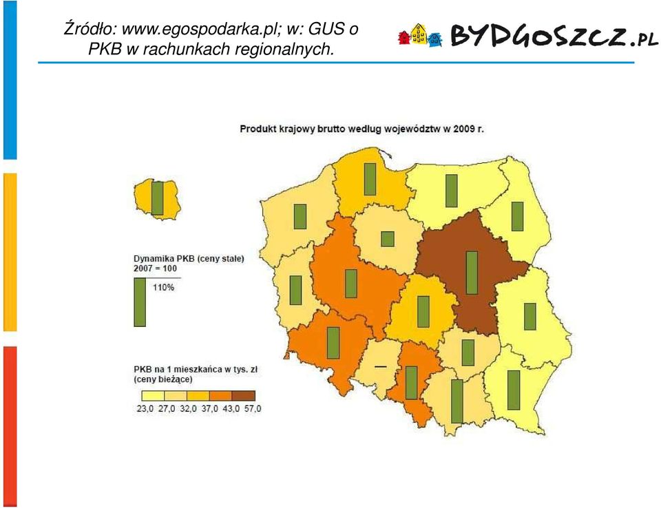 rachunkach regionalnych.