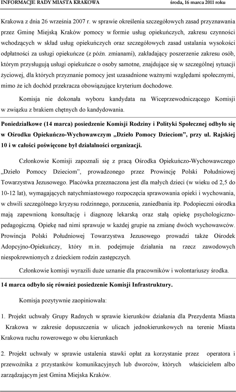 ustalania wysokości odpłatności za usługi opiekuńcze (z późn.