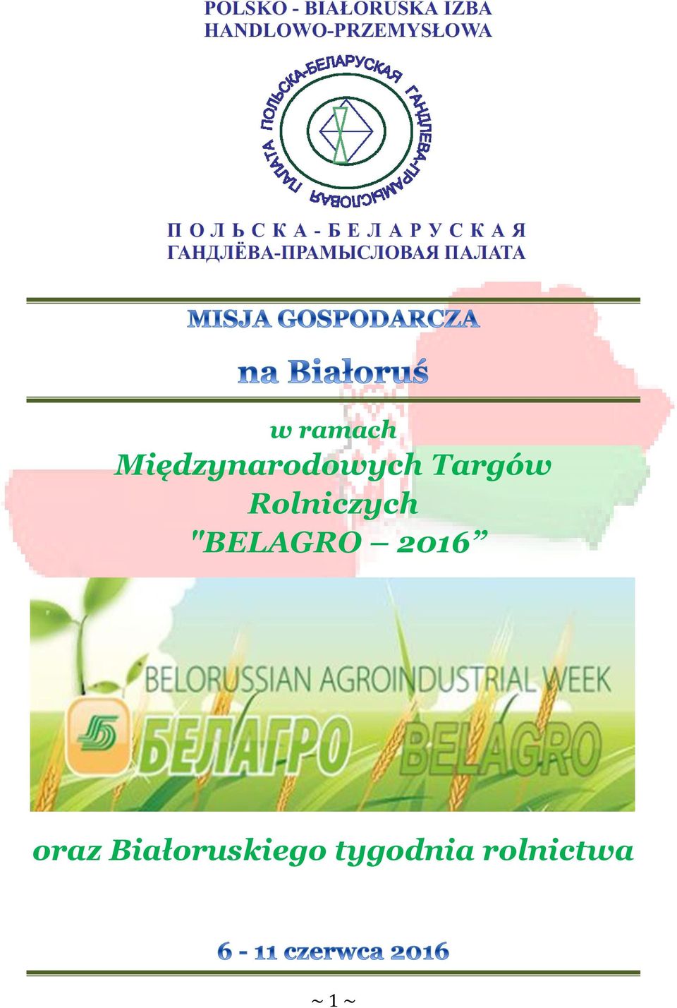 "BELAGRO 2016 oraz