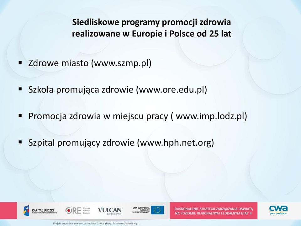pl) Szkoła promująca zdrowie (www.ore.edu.