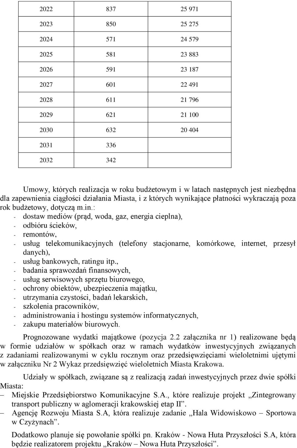 : - dostaw mediów (prąd, woda, gaz, energia cieplna), - odbióru ścieków, - remontów, - usług telekomunikacyjnych (telefony stacjonarne, komórkowe, internet, przesył danych), - usług bankowych,