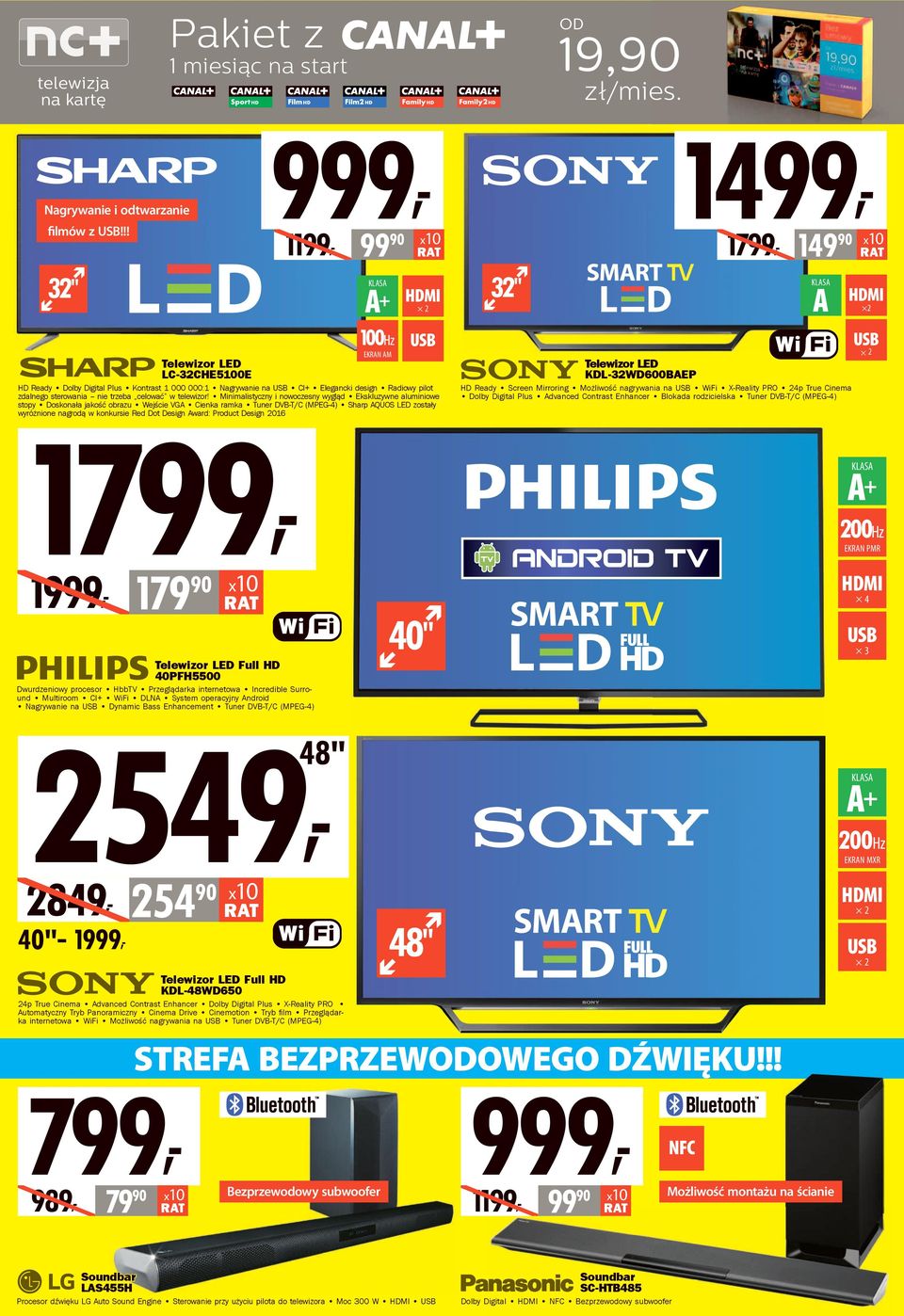 trzeba celować w telewizor!