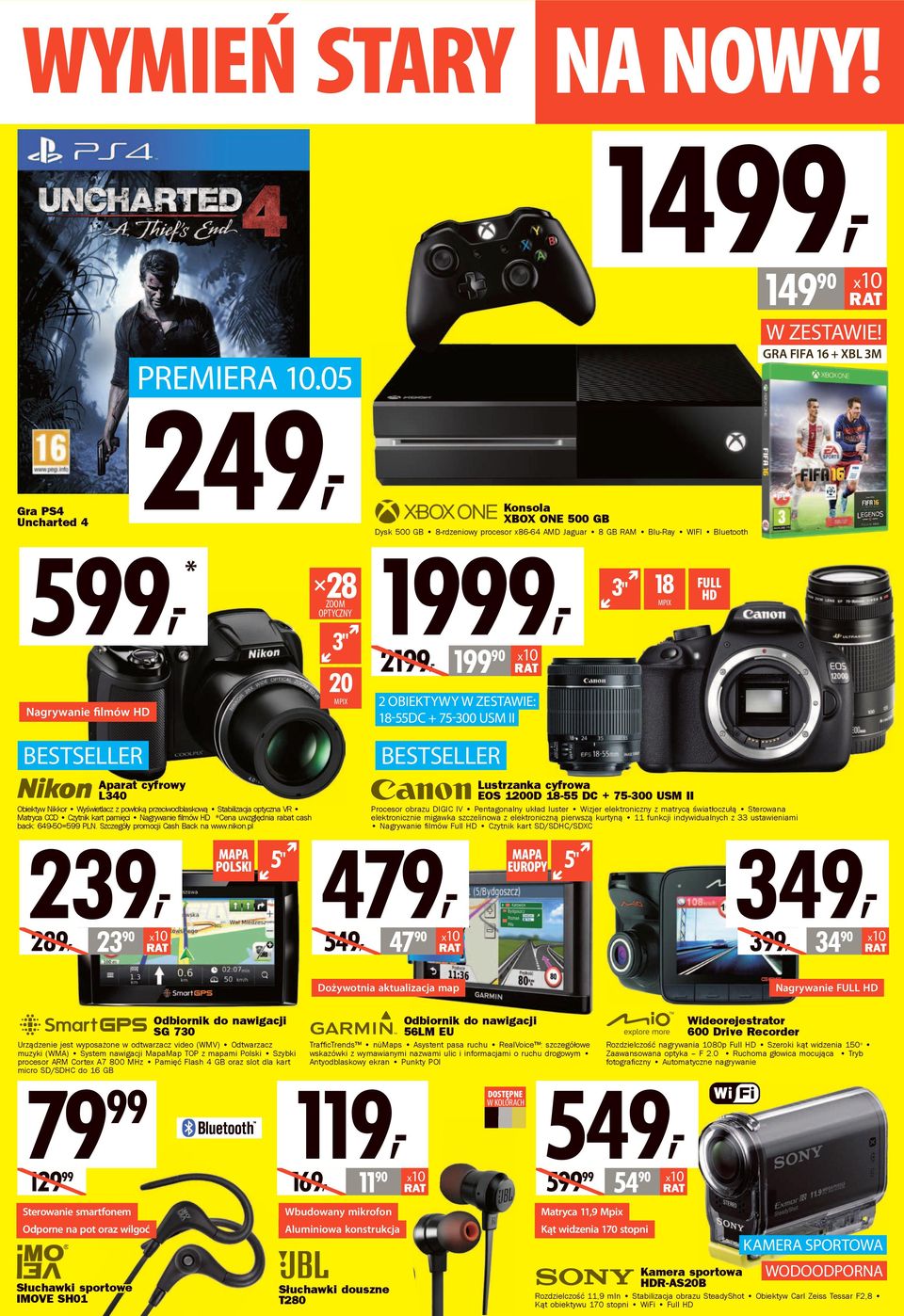 19, 21, 190 FULL HD MPIX 2 OBIEKTYWY W ZESTWIE: 18-55DC + 75-300 USM II BESTSELLER parat cyfrowy L340 Lustrzanka cyfrowa EOS 1200D 18-55 DC + 75-300 USM II Obiektyw Nikkor Wyświetlacz z powłoką