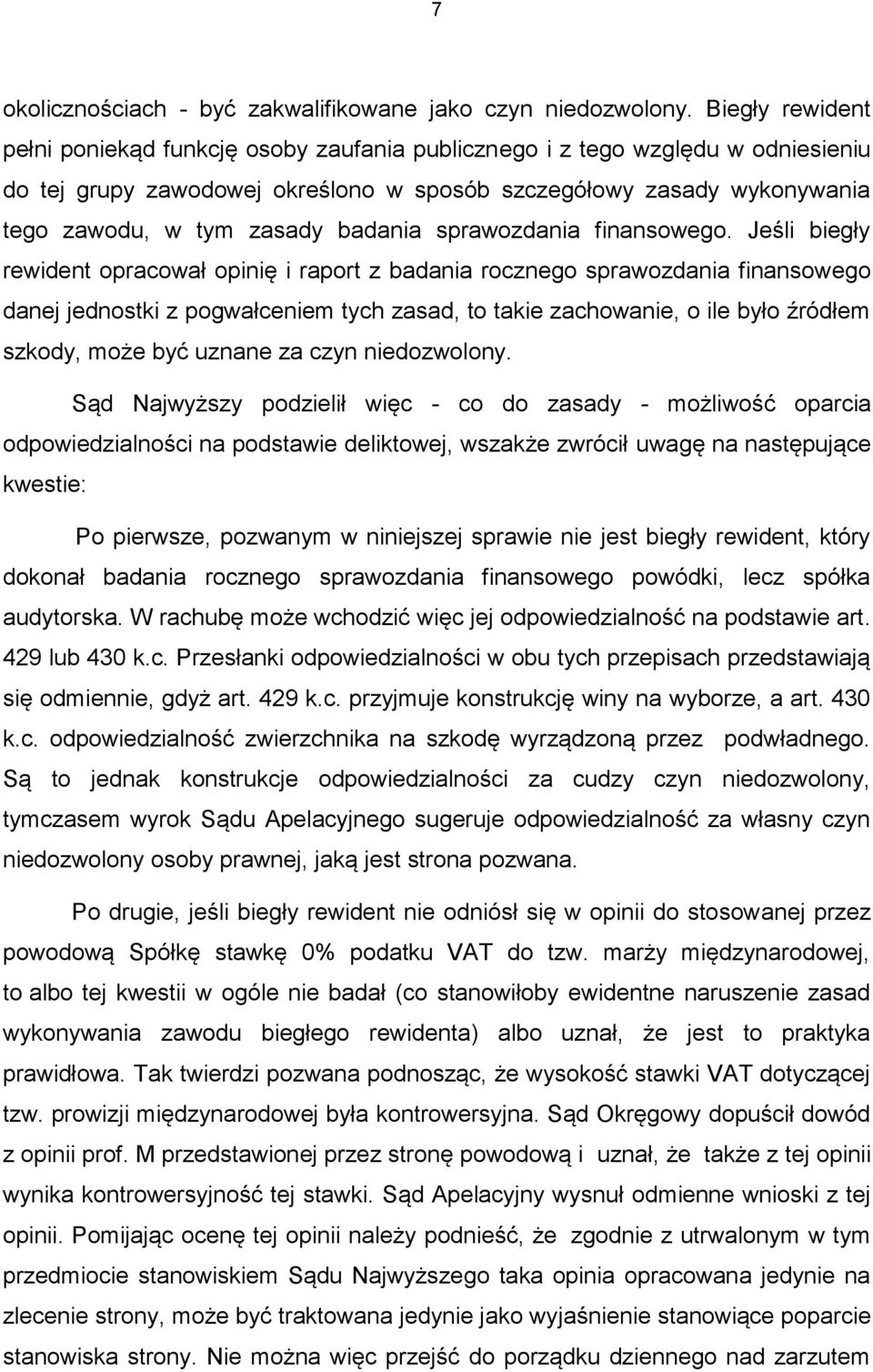 badania sprawozdania finansowego.