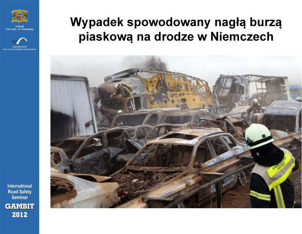 nagłą burzą