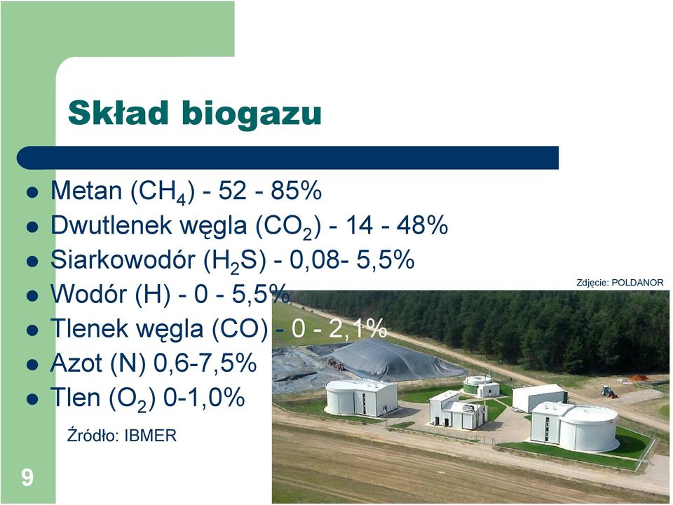 (H) - 0-5,5% Tlenek węgla (CO) - 0-2,1% Azot (N)