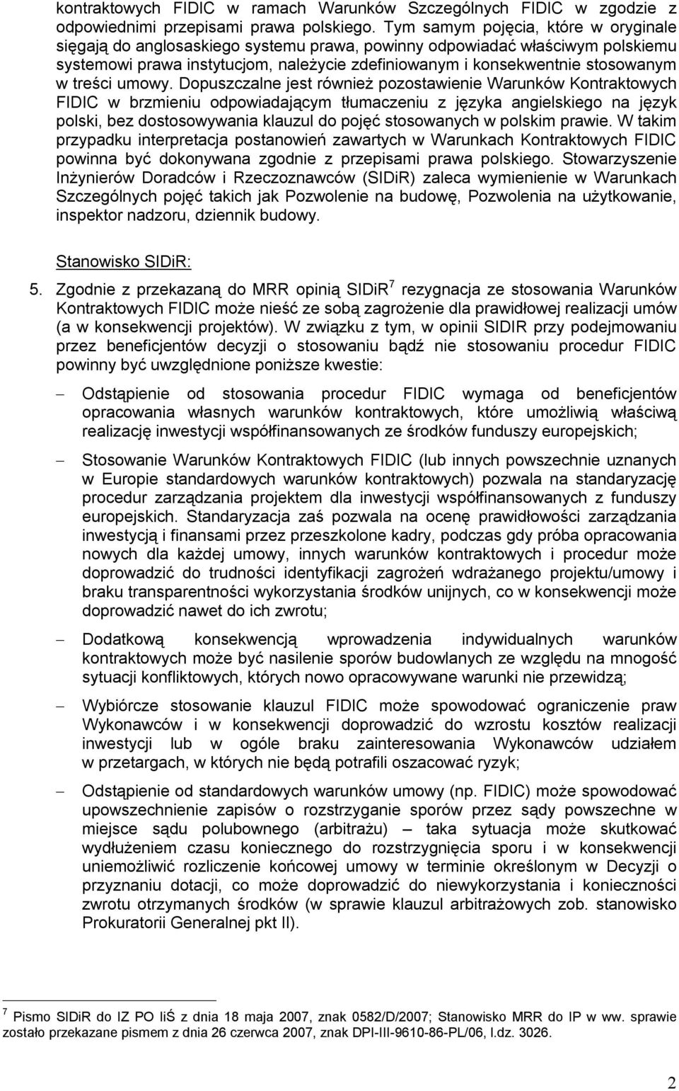 treści umowy.