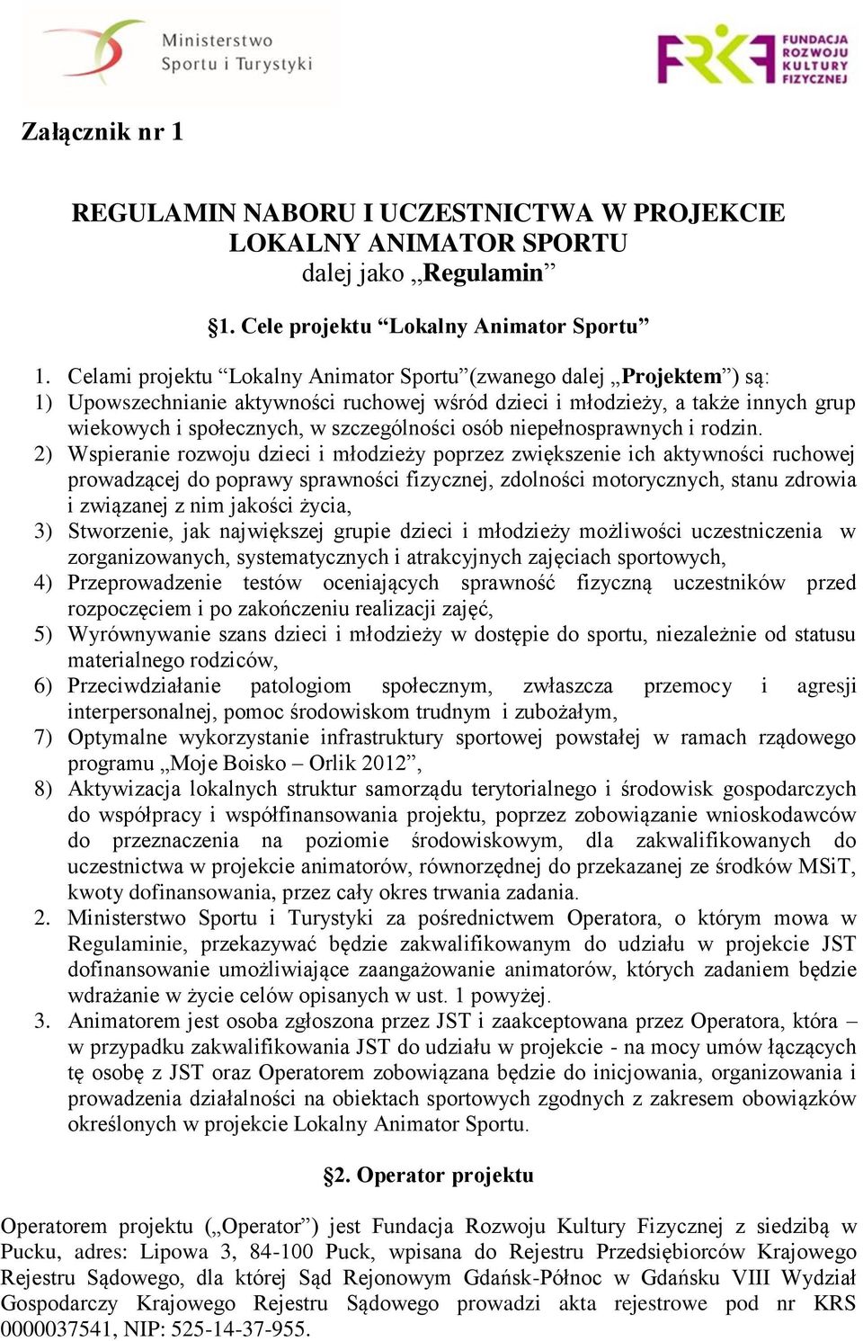 osób niepełnosprawnych i rodzin.
