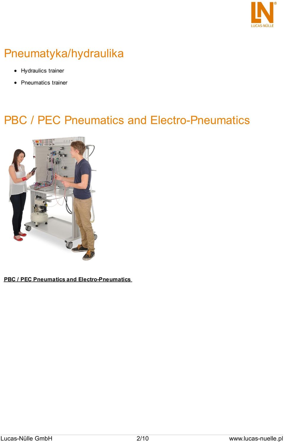 Electro-Pneumatics PBC / PEC Pneumatics and