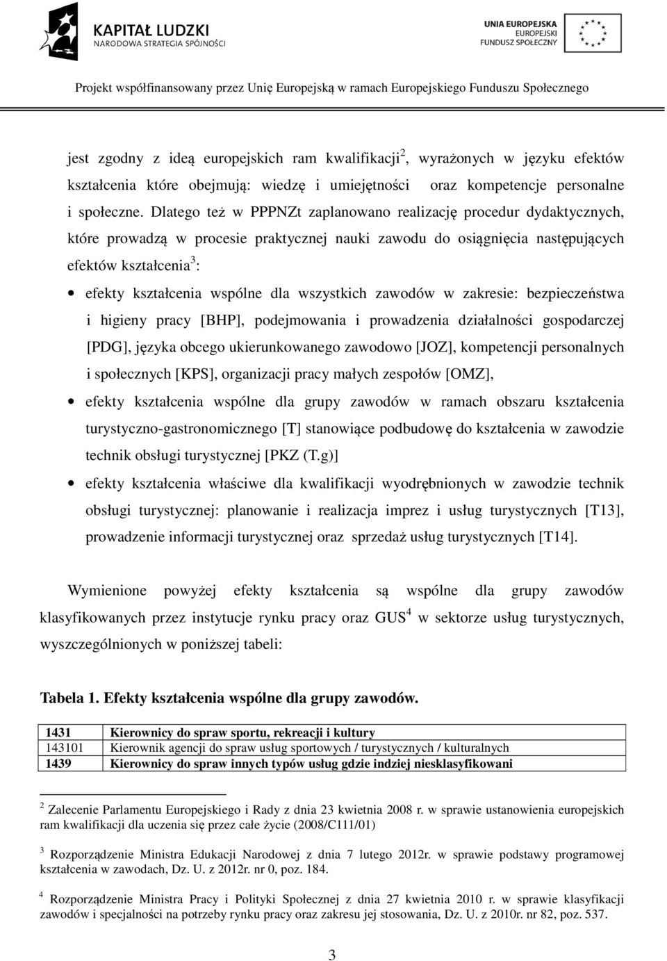 dla wszystkich zawodów w zakresie: bezpieczeństwa i higieny pracy [BHP], podejmowania i prowadzenia działalności gospodarczej [PDG], języka obcego ukierunkowanego zawodowo [JOZ], kompetencji