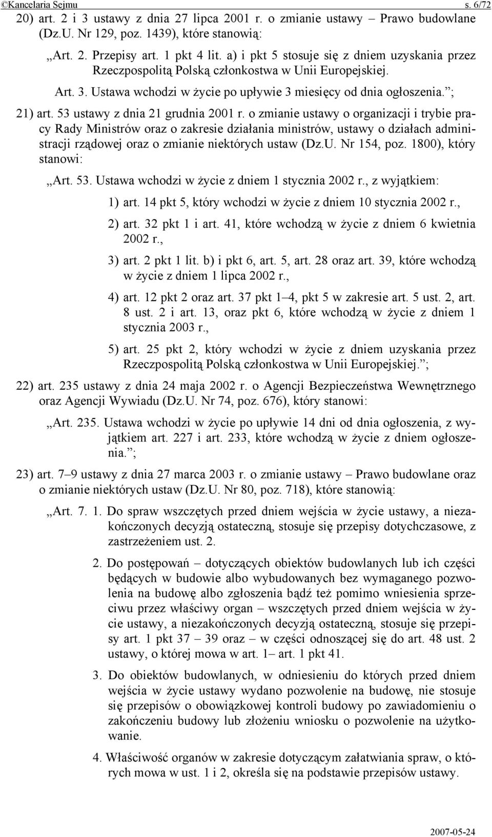 53 ustawy z dnia 21 grudnia 2001 r.