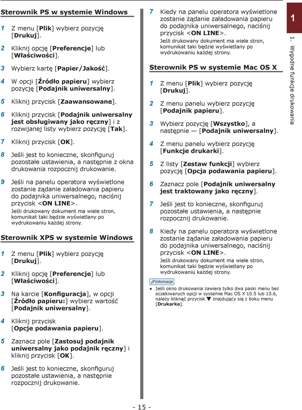 8 Jeśli jest to konieczne, skonfiguruj pozostałe ustawienia, a następnie z okna drukowania rozpocznij drukowanie.