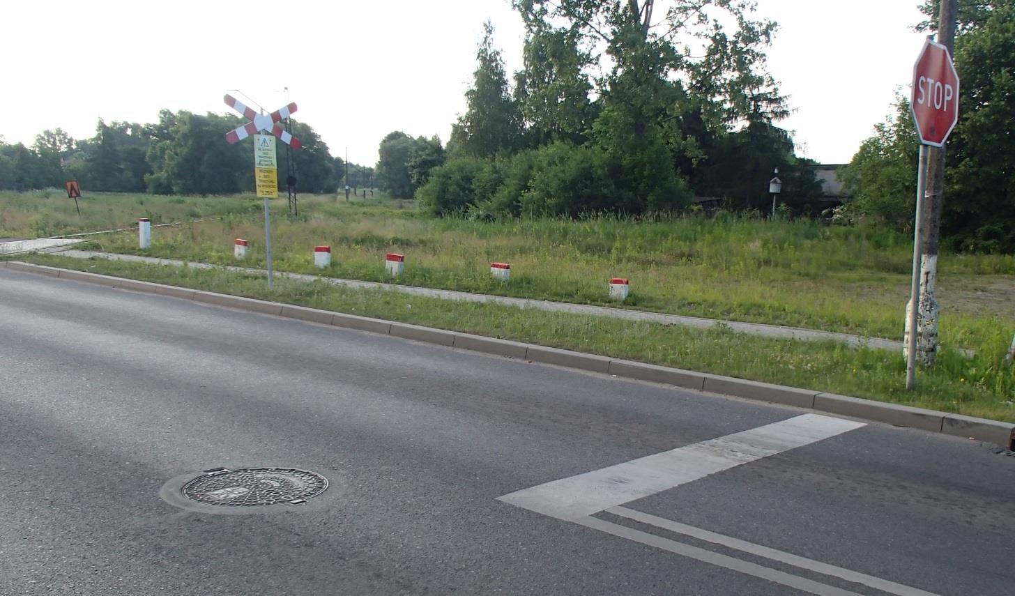 Nieprawidłowości związane z przejazdami Na gruncie Oznakowanie od strony drogi Znak